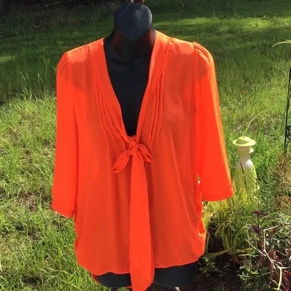 💃NWOT “ Fibraviva” Size XLG Just Way Too Colorful Top Wardrobe Must Have 💃 - Picture 2 of 10